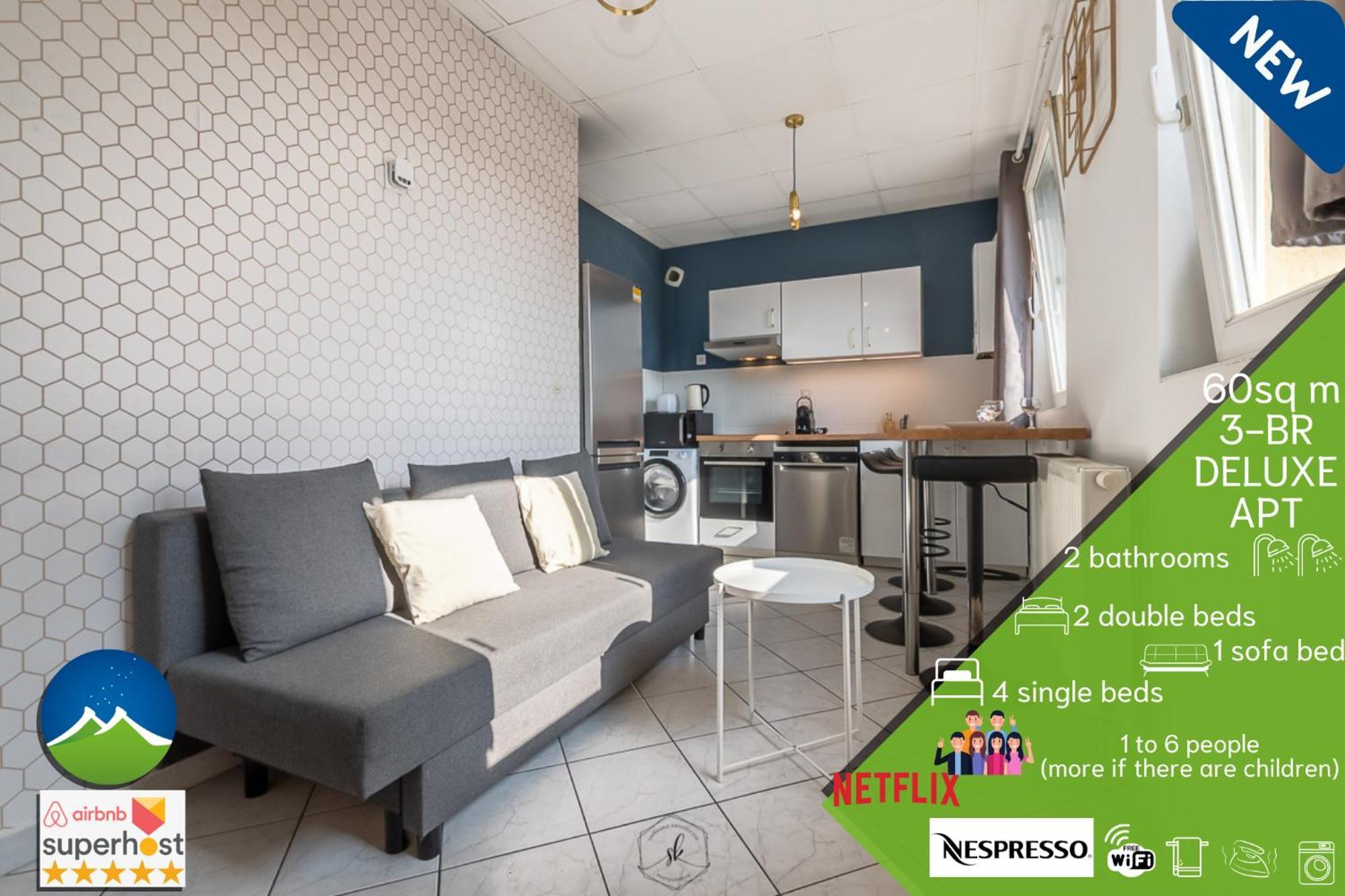 3 Appts - 3 A 7 Lits - Parfait 6 A 10 Pers - Max 26 Pers - 1 Immeuble - Convivialite, Rentabilite ------ English - 3 Apts - 3 To 7 Beds - Ideal For 6 To 10 Guests - Up To 26 - Same Building -- Cattenom Hettange-Grande Exterior foto